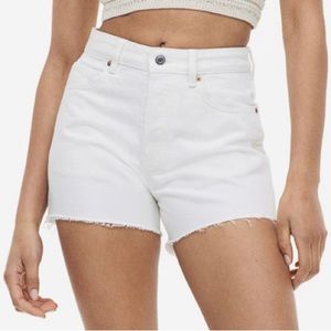 H&M White Denim Shorts